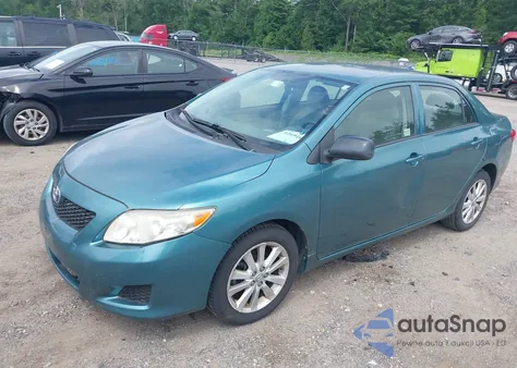 2009 Toyota Corolla Le из США, поврежденный, VIN JTDBL40E199038025